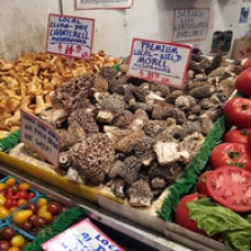 Dried Mushrooms at the grocery photo